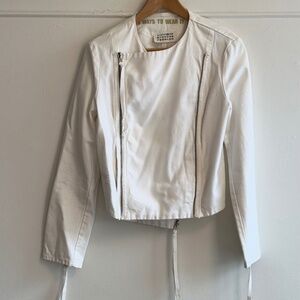 MM6 Mason Martin Margiela 3 Ways to Wear It White Jacket